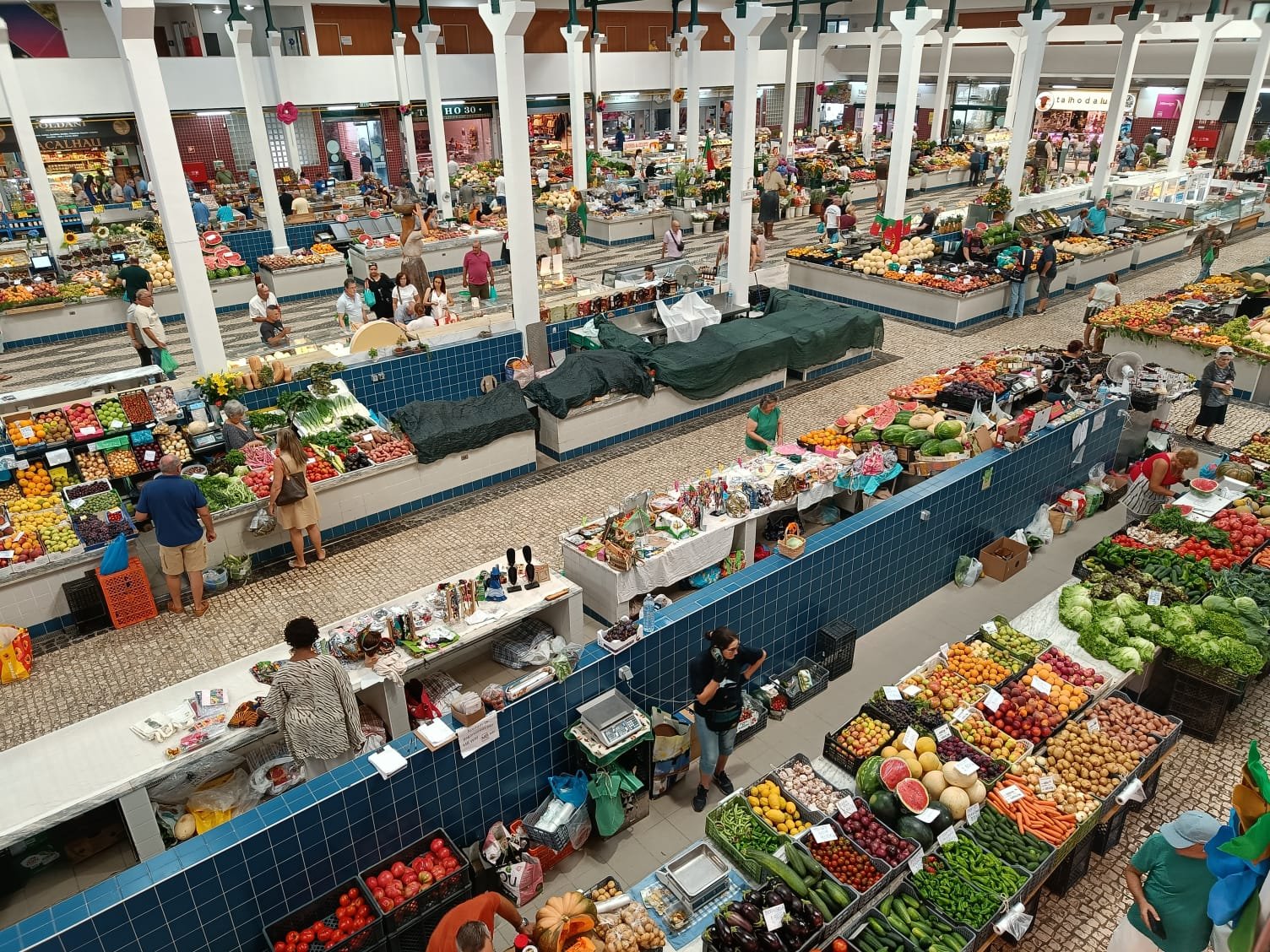 Banca de hortofrutícolas do Mercado do Livramento